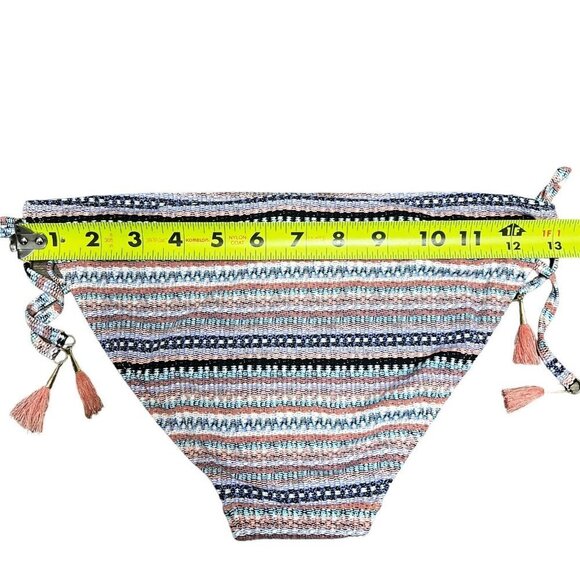 NWOT Ninety Five Degrees String Bikini Bottoms Size Small Side Tie Tassels New S - Picture 6 of 11